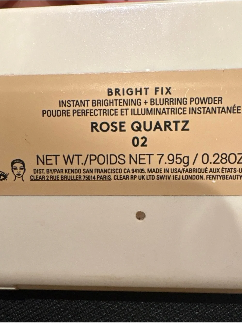 Fenty Beauty Bright Highlighter Palette - Peach Pink Glow